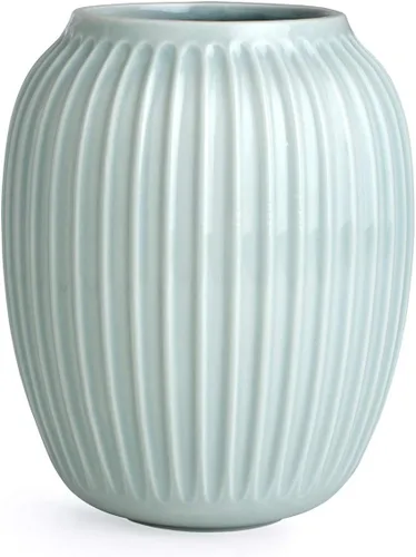 Vista 12 de Kahler Hammershoi - Jarrón de porcelana acanalada blanca, 4.1 pulgadas