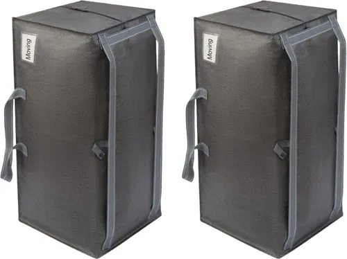 Vista 76 de VENO Paquete de 6 bolsas de mudanza resistentes con correas de mochila, cremalleras y asas, bolsas de embalaje extragrandes para artículos