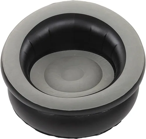 Vista 6 de CHICIRIS Silla inflable con la válvula de inflación rápida, sofá inflable simple del aire para el senderismo al aire libre