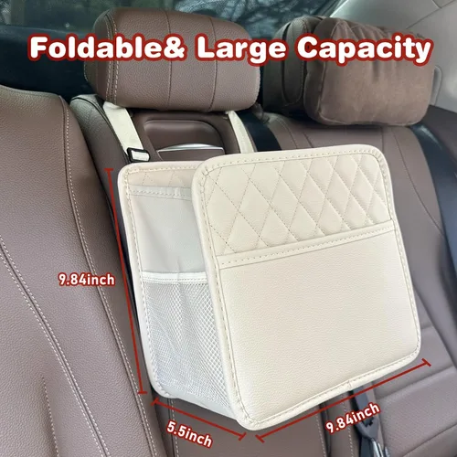 Vista 3 de Witaxima Organizador de asiento trasero de automóvil mejorado con bolsillos de almacenamiento, organizador multiusos para colgar del automóvil