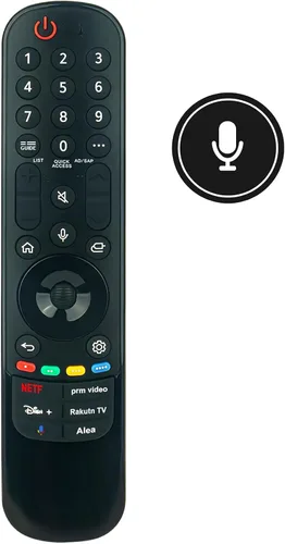 Vista 2 de Reemplazo de voz remoto aplicable para LG TV 50UQ7070ZUE 43UQ7070ZUD 55UQ7070ZUE 50UQ8000AUB 65NANO80AQA 86QNED90UQA 75QNED85UQA 28LM400B-PU