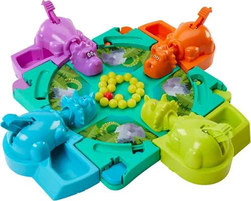 Vista 9 de Hasbro Gaming Hungry Hungry Hippos Dino Edition Juego de Mesa, Juego Preescolar para Edades de 4 Años en Adelante; para 2 a 4 Jugadores