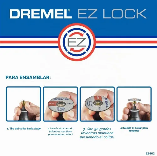 Vista 8 de Dremel EZ402 EZ Lock™ Mandril