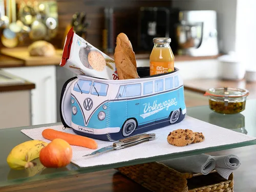Vista 5 de BRISA VW Collection Volkswagen - Bolsa universal de neopreno para maquillaje, cosméticos, artículos de tocador para farmacia de viaje, en diseño