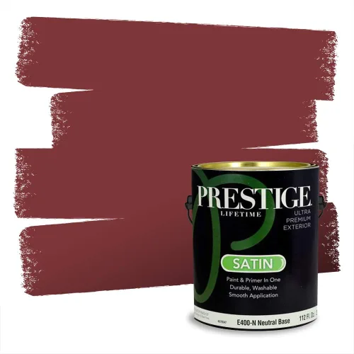 Vista 539 de Prestige Paints Pintura exterior e imprimación en uno, 1 galón, plano, coincidencia comparable de Valspar* Amber Rose*