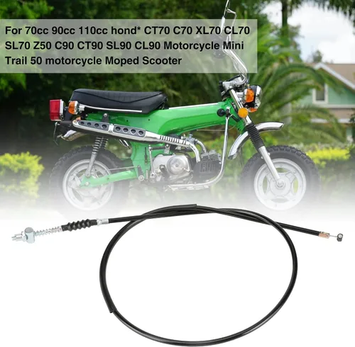 Vista 3 de GREHUA Línea de cable de freno de tambor delantero de 47 pulgadas para 70cc 90cc 110cc CT70 C70 XL70 CL70 SL70 Z50 C90 CT90 SL90 CL90 CL90 Mini