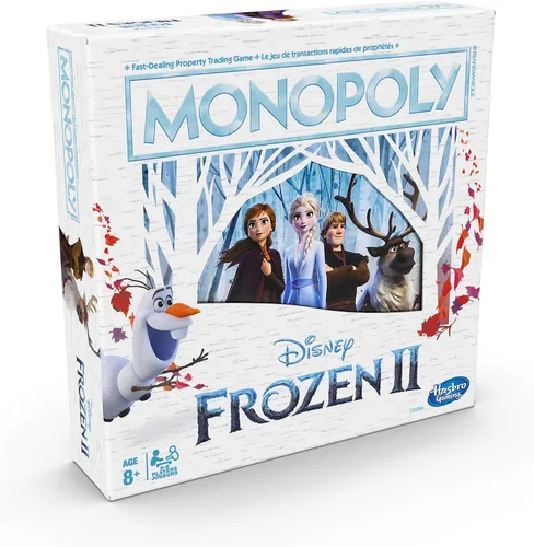 Vista 2 de Hasbro Disney Frozen II Monopoly (bilingüe - Inglés/Francés)