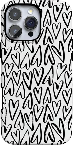 Vista 121 de Casely - Funda protectora para iPhone 16 Pro, diseño All Smiles, sticker de cara sonriente, colección Bold, compatible con MagSafe
