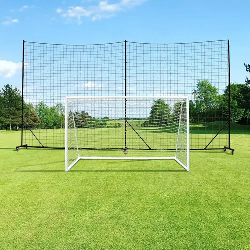 Vista 7 de Sistema de tope de bola - Red de respaldo de fútbol, resistente, alto impacto, barrera de práctica