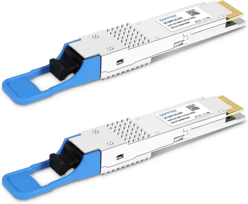 Vista 10 de QSFPTEK Módulo óptico del transmisor-receptor de 100GBASE-SR4 QSFP28 850nm el 328.1 ft compatible para QSFP-100G-SR4-S