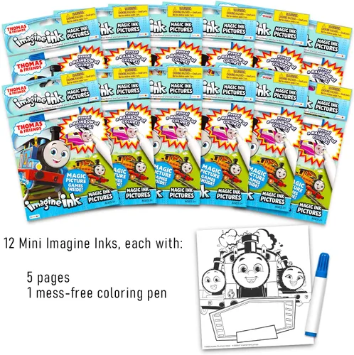 Vista 4 de Thomas the Train Imagine Ink Magic - Paquete de 12 unidades para colorear