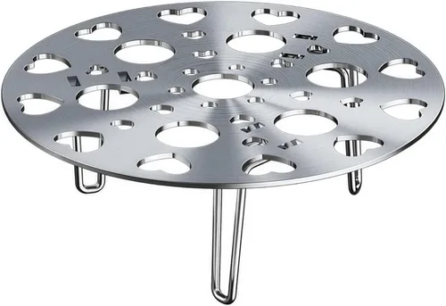 Vista 2 de Stainless Steel Steamer Rack Adjustable Dishwasher Safe