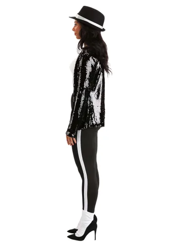 Vista 10 de Disfraz de Moonwalk de Michael Jackson para Mujer Multicolor