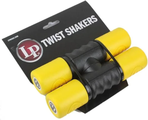 Vista 2 de Latin Percussion LP Twist Shaker - Suave, amarillo