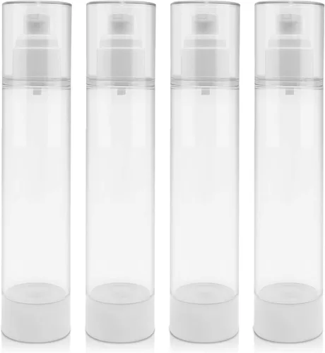 Vista 10 de TRENDBOX Botellas de viaje con bomba de vacío sin aire de 1.0 fl oz / 1 oz para lociones, crema, paquete de 4