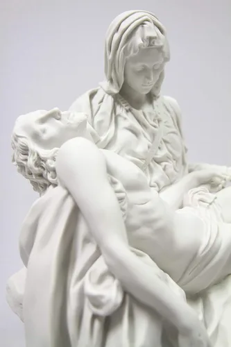 Vista 8 de Estatua católica de Pieta Michelangelo de 18 pulgadas Jesús María Vittoria Collection Made in Italy