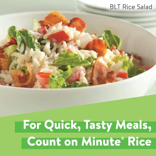 Vista 6 de Arroz blanco Minute, arroz blanco instantáneo para cenas rápidas, caja de 28 onzas