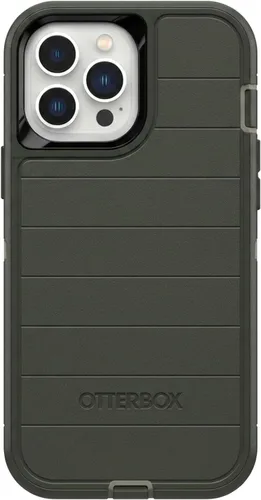 Vista 9 de OtterBox Defender Series - Funda de edición sin pantalla para iPhone 13 Pro Max y iPhone 12 Pro Max (solamente), solo funda, protección de defensa