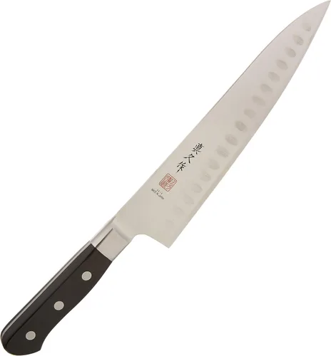 Vista 2 de Cuchillo de chef profesional de la serie MAC Knife de 8" con hendiduras MTH-80