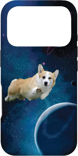 Vista 30 de Funny Kids Space Corgi Mom Pembroke Welsh Corgi Dog Lover Case for iPhone 17