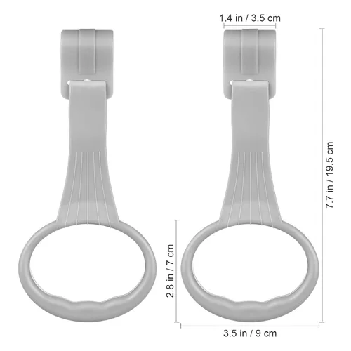 Vista 2 de 2 anillos de dominadas para corralito para bebés: anillos para corral de juegos, asistente de ejercicios de caminar para bebés, corralito y cuna