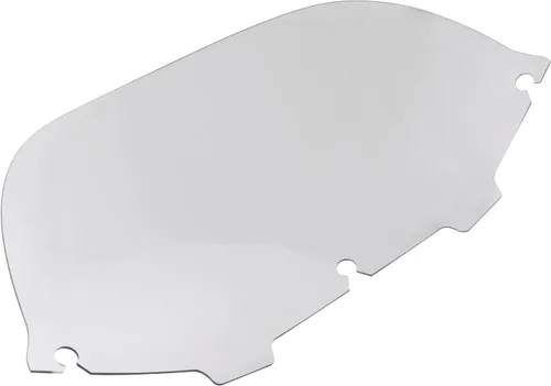 Vista 5 de Parabrisas ondulado transparente de 13 pulgadas para Harley Electra Glide Street Glide Ultra Classic y Trike 1996-2013