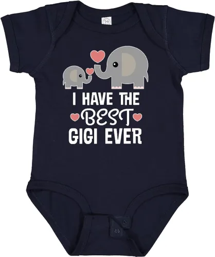 Vista 11 de inktastic Best Gigi Grandma Ever Grandchild Baby Bodysuit 0040 Negro