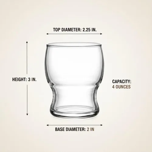 Vista 2 de HISTORY COMPANY Catadores apilables – Vasos profesionales de nariz y sorbo para cócteles en miniatura y cerveza artesanal, juego de 4 piezas