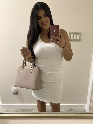 Vista 2 de Missufe - Vestido casual para mujer, sin mangas, con espalda cruzada, ajustado y fruncido, hasta por debajo de la rodilla