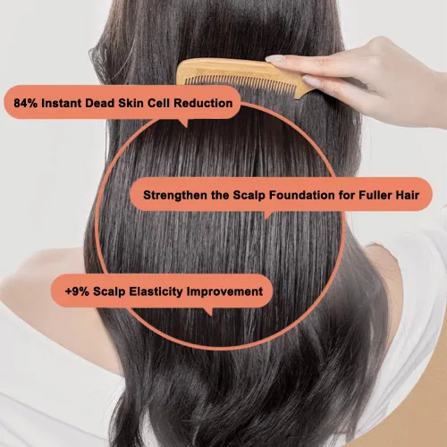 Vista 3 de NINEMILA - Champú calmante de cerveza con biotina y colágeno para cabello fino, cuidado posparto, seguro para agua dura, vegano, sin sulfatos, sin