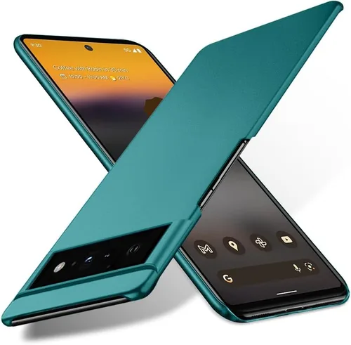 Vista 14 de Bastmei Funda para Google Pixel 6a 5G (2022), extremadamente ligera, ultra ligera, súper delgada, protección de cámara, carcasa de PC dura