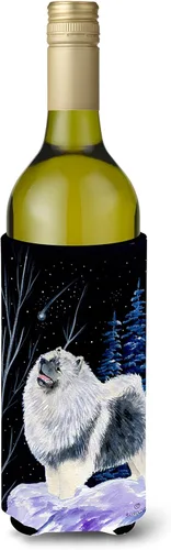 Vista 186 de Caroline's Treasures SS8447CC Starry Night English Bulldog - Enfriador para latas o botellas, lavable, funda plegable con aislamiento para bebidas