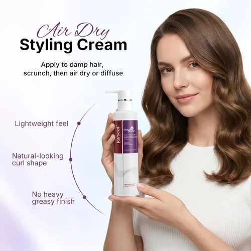 Vista 4 de Karseell Crema para definir rulos con perfección de curling, esencia de reparación para todo tipo de rizos y texturas de cabello, sin parabenos