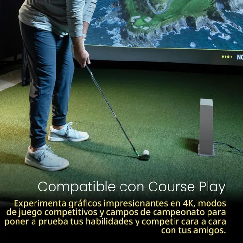 Vista 6 de Uneekor EYE MINI CORE Monitor y simulador de lanzamiento de golf, 15 puntos de datos de bola, latencia casi cero, funciona con GSPro, TGC19 y E6