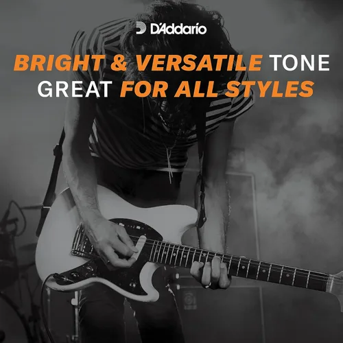 Vista 5 de D'Addario XL EXL157 - Cuerdas de níquel para guitarra eléctrica de 6 cuerdas, entonación perfecta, sensación consistente, durabilidad fiable