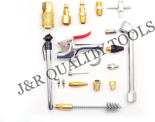 Vista 2 de VCT Kit de accesorios de 18 piezas para herramientas neumáticas latón 1/4 "NPT accesorios adaptador conector Chuck
