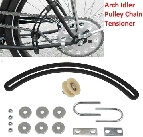 Vista 2 de Tensor de cadena de polea tensor de arco para bicicleta motorizada de gas de 2 tiempos 80CC