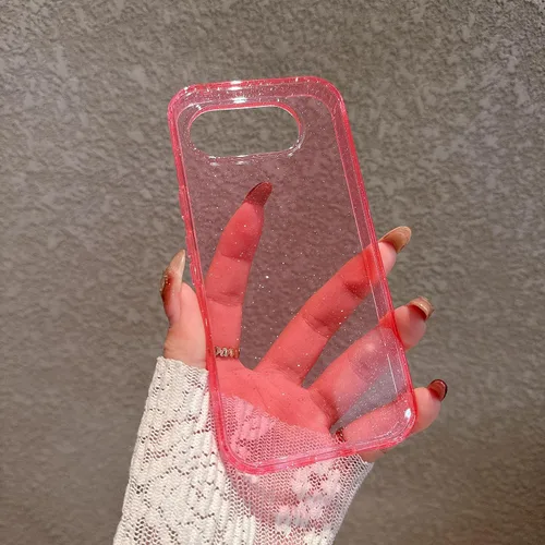 Vista 25 de Magnética para Google Pixel 8 Funda para Mujeres, [Efecto Holográfico Iridiscente que Cambia de Color] Funda Protectora de Teléfono Mate de Moda