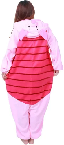 Vista 4 de EVELS Mameluco unisex para adultos pijama de una sola pieza disfraz suave
