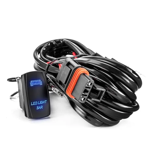 Vista 7 de WeiSen - Kit de arnés de cableado de barra de luz de 300 W para Polaris RZR Ranger General