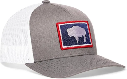 Vista 14 de HAKA Gorra de béisbol unisex con diseño de bandera del estado Gorra de béisbol de malla de camionero