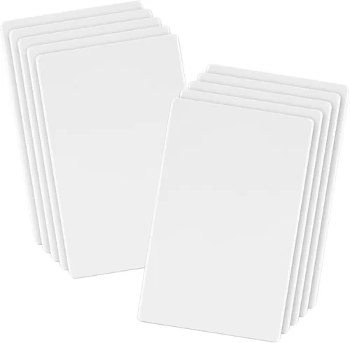 Vista 42 de LIDER Placa de pared en blanco, resistente a la temperatura y a los impactos, reflectante, cubierta sin tornillos, decoración moderna