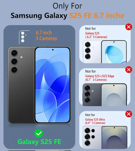 Vista 26 de FNTCASE Funda para iPhone 17 Pro: Fundas delgadas translúcidas de color azul claro compatibles con MagSafe, protección completa de la cámara