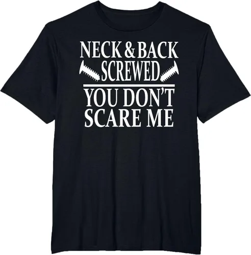 Vista 68 de Camiseta divertida para recuperación de cirugía de columna vertebral y cuello y espalda, Negro