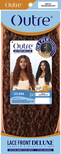 Vista 2 de Outre - Peluca Deluxe con Encaje Frontal - SECORA (Rubio Latino 613)