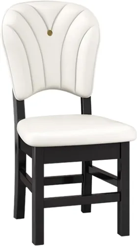 Vista 8 de Upholstered Leather Dining Room Chairs, Dining Chairs Set Kitchen Chair with Solid Wood Legs, Dining Room Side Chair for Bedroom, Vanity, Living