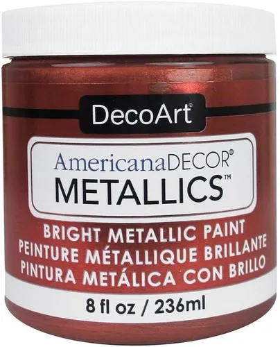 Vista 9 de Decoart DECADMTL-36.16 Americana DecoMetálico 8oz Baya