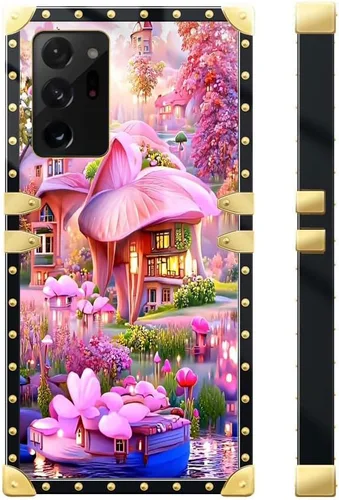Vista 3 de Funda para Samsung Galaxy Note 20 Ultra, funda cuadrada protectora de TPU suave a prueba de golpes, Galaxy Note 20 Ultra (6.9 pulgadas)