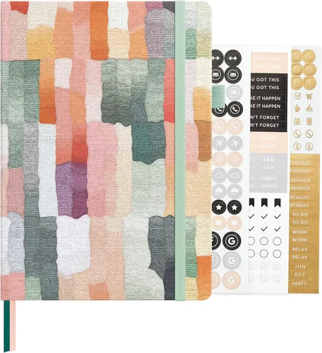 Vista 89 de ⩓ Per Se Cuaderno de Diario con Líneas (3 Paquetes), 160 Páginas Papel Grueso 100GSM, A5 Tapa Dura Cuadernos con Rayas Universitarias para Escribir