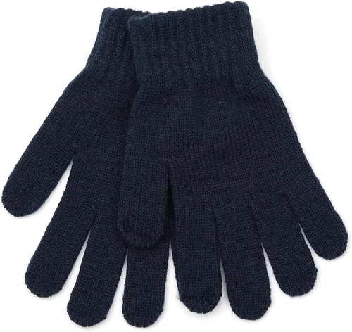 Vista 4 de Tommy Hilfiger Conjunto de gorro y guante reversible con logotipo para niños